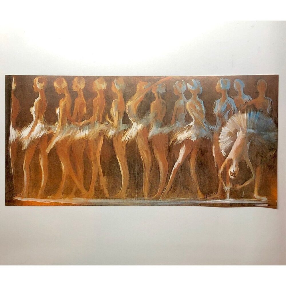91-92 Ballet of the National Theatre of Prague PROGRAM w 4.5"x8" MILAN MED Print